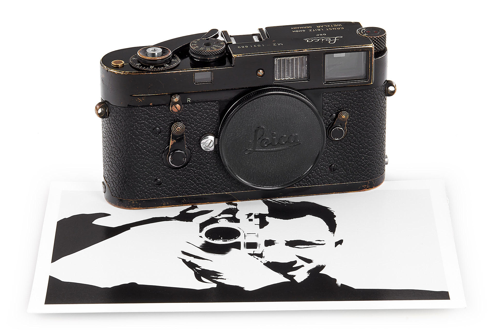 Leica M2 black paint 'Marvin Newman' *