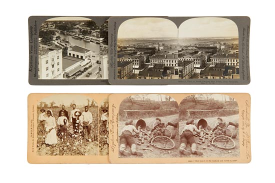 36 Stereographs - Sothern United States & Cotton Growing