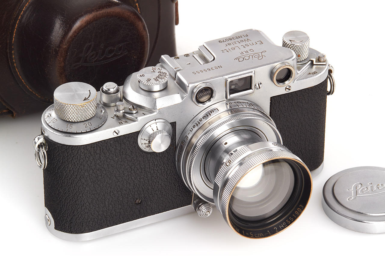Leica IIIc chrome 'Luftwaffen-Eigentum'