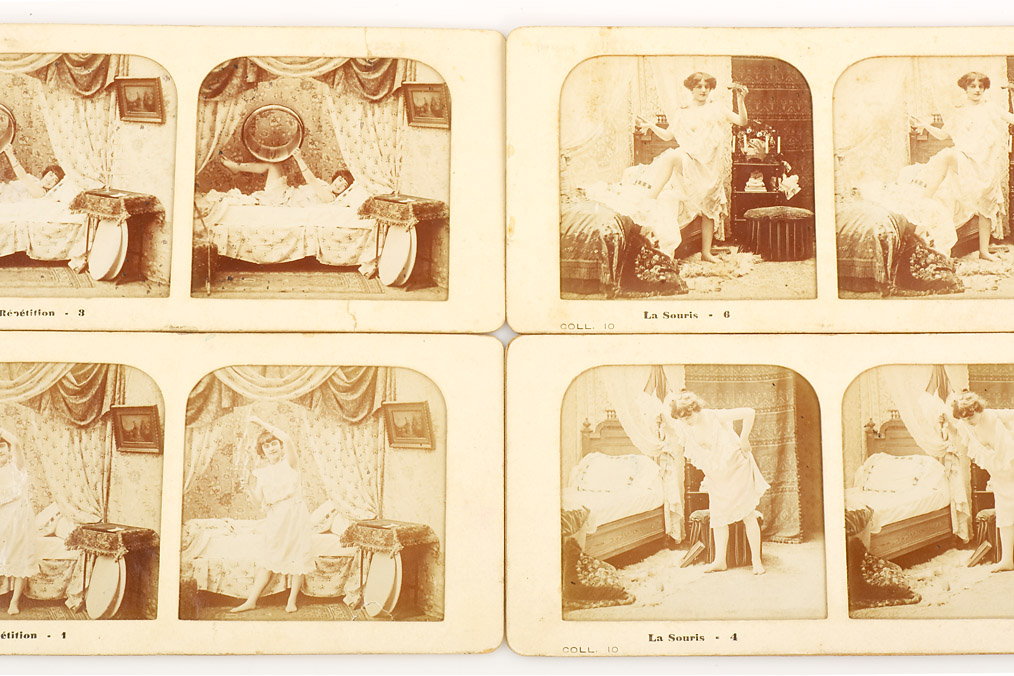 7 Erotische Stereoaufnahmen (Lot)