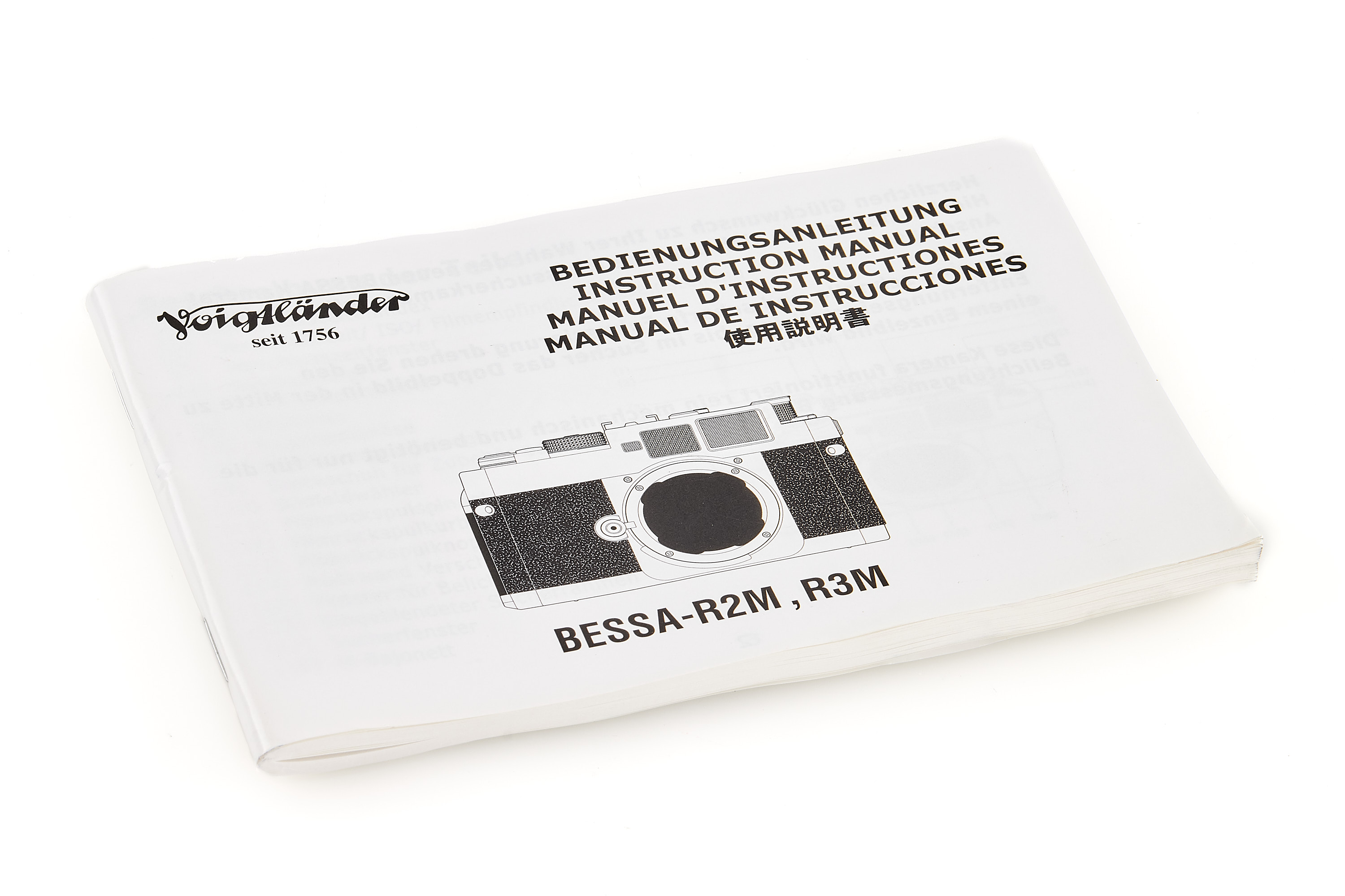 Voigtländer Bessa R3M black '250 Jahre' *