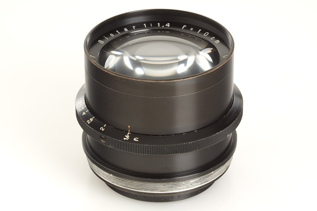Carl Zeiss Jena Biotar 1.4/10cm Prototype