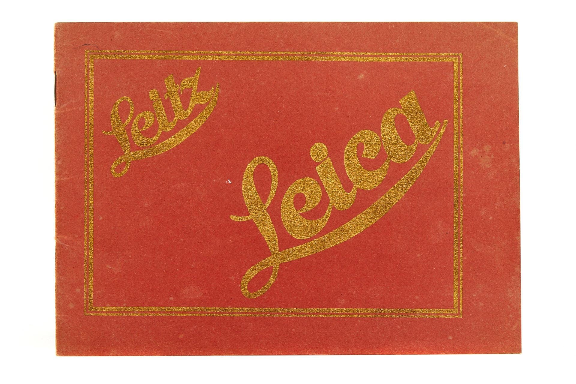 Leica I Mod. A system booklet