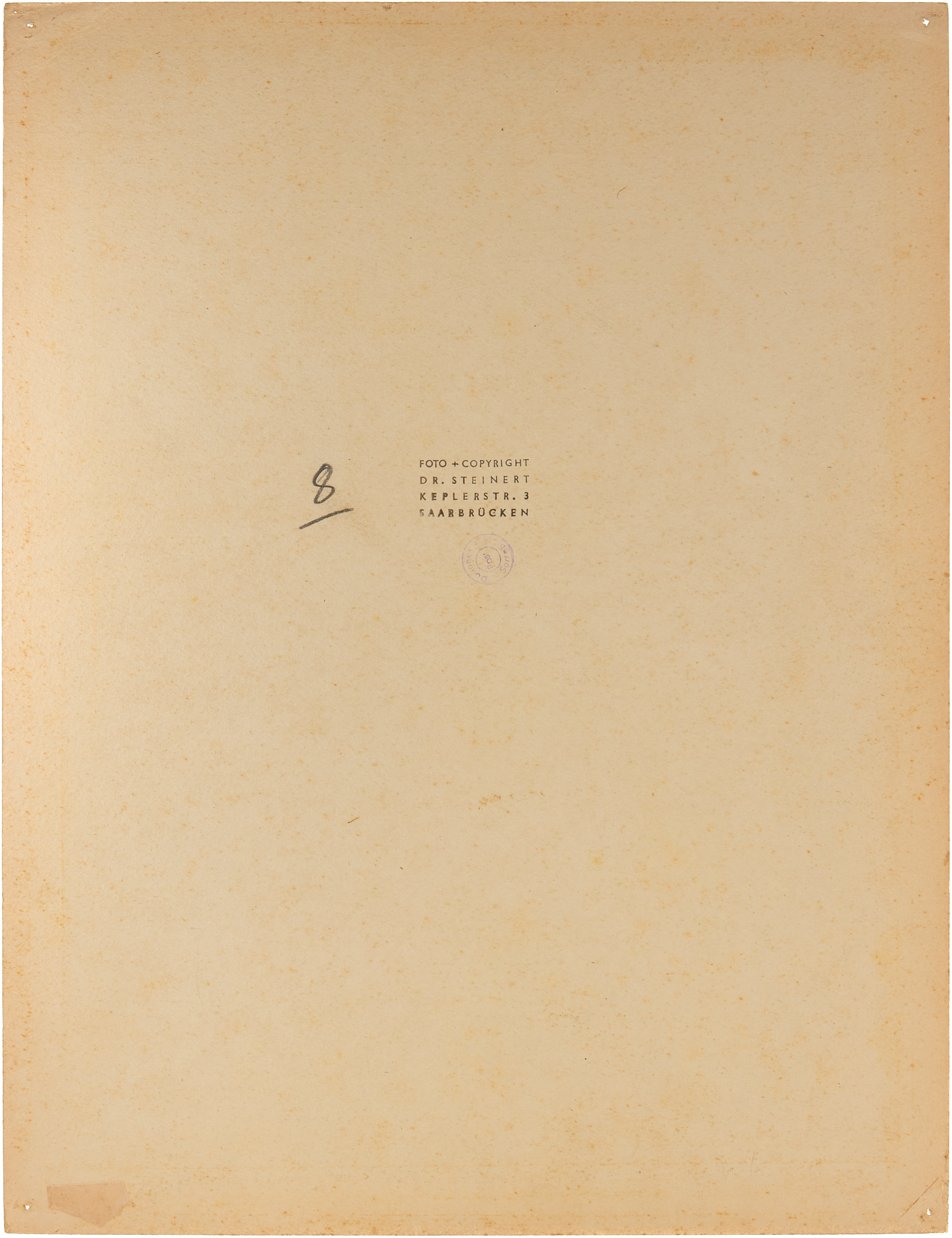 OTTO STEINERT (1915–1978) - Fahles Porträt, 1949