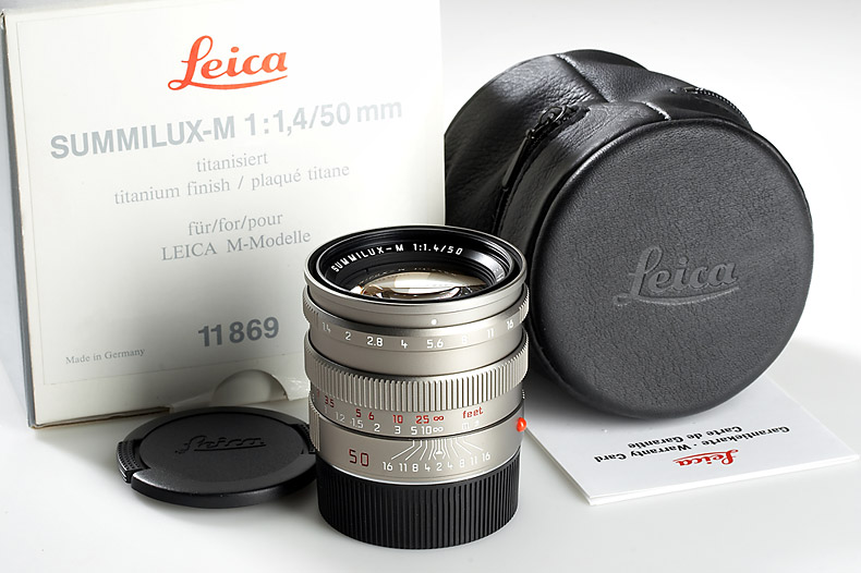 Summilux-M  1.4/50mm 11869 titanium