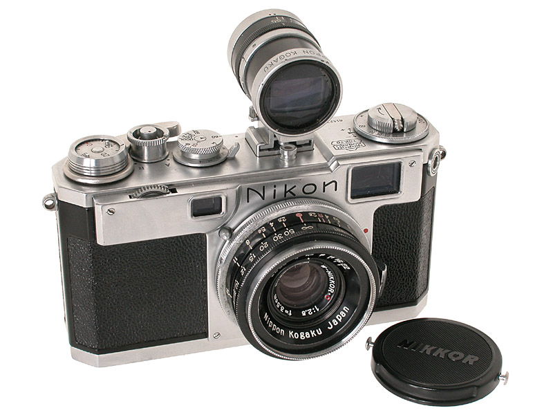 Nikon  S2 chrome + 2,5/3,5cm W-Nikkor