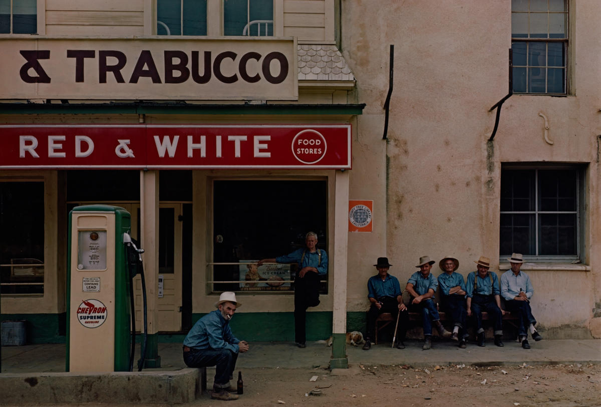 ANSEL ADAMS (1902–1984) ‘Sunday Afternoon Gathering, Bear Valley’, California 1947 ANSEL ADAMS (1902–1984) ‘Sunday Afternoon Gathering, Bear Valley’, California 1947
