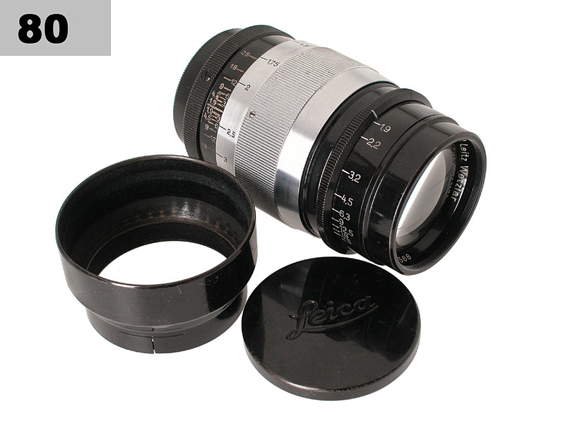 Hektor 1.9/7.3cm  black/chrome