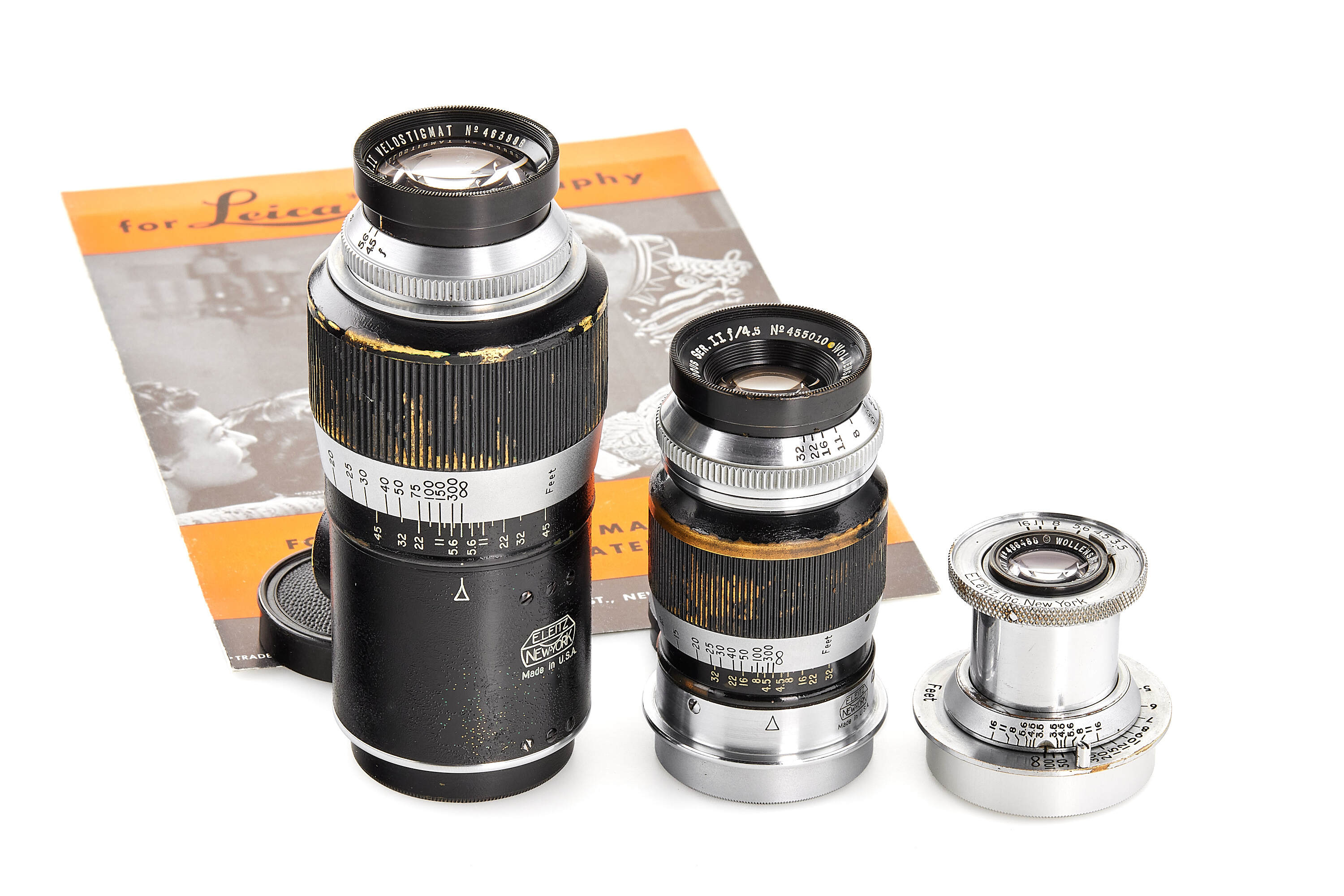 Wollensak Velostigmat Lenses set *