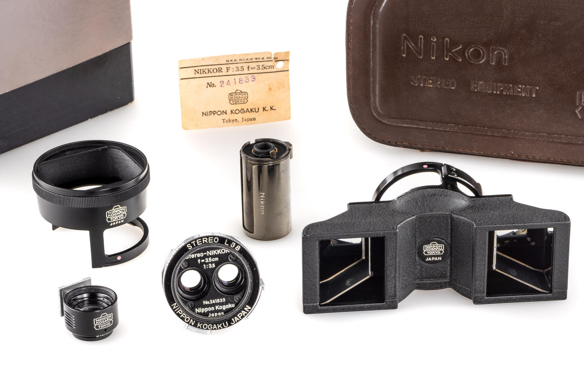 Stereo-Nikkor 3.5/3.5cm outfit Stereo-Nikkor 3.5/3.5cm outfit