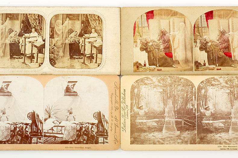 4 'Spirit' Stereographs