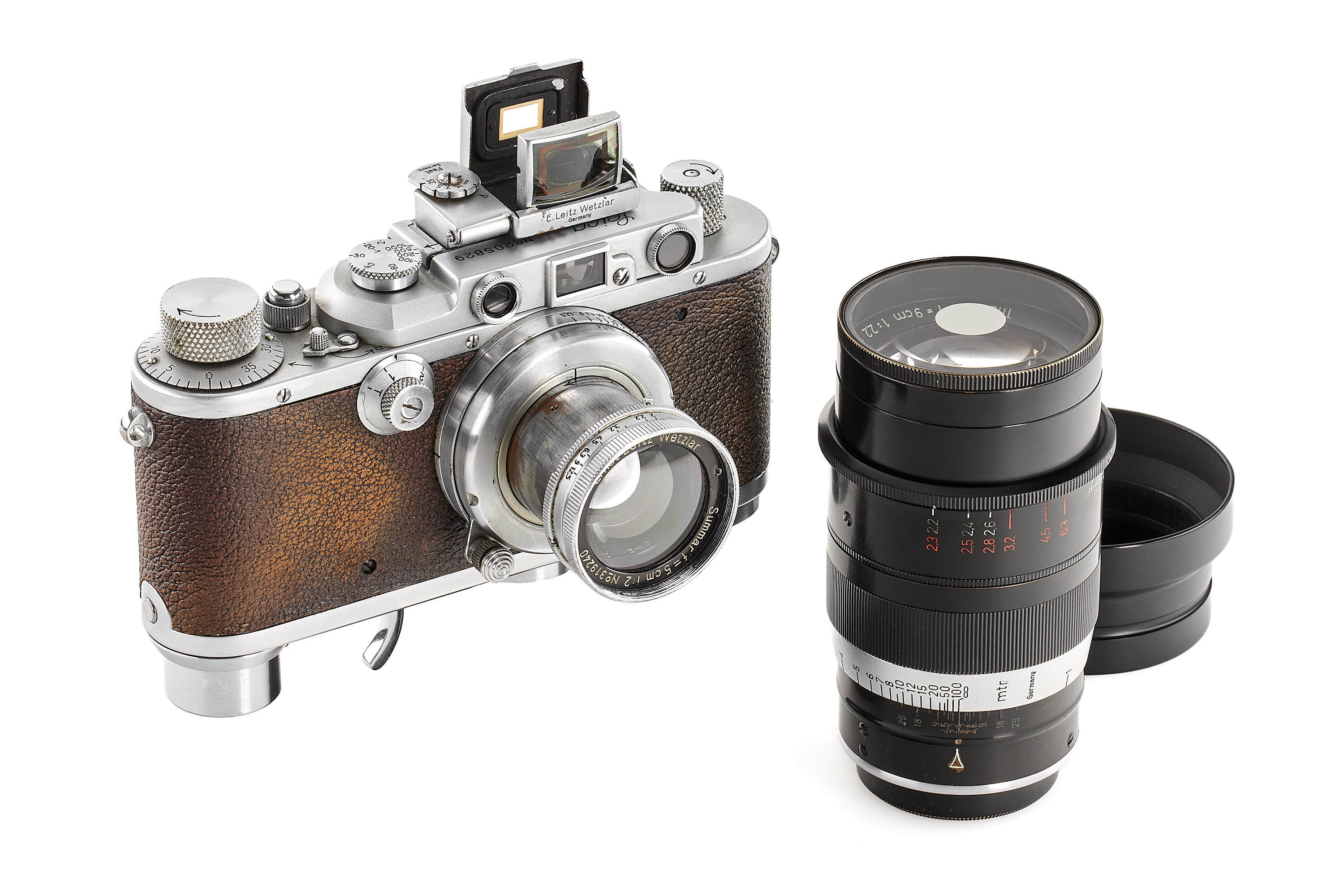 Leica IIIa chrome outfit