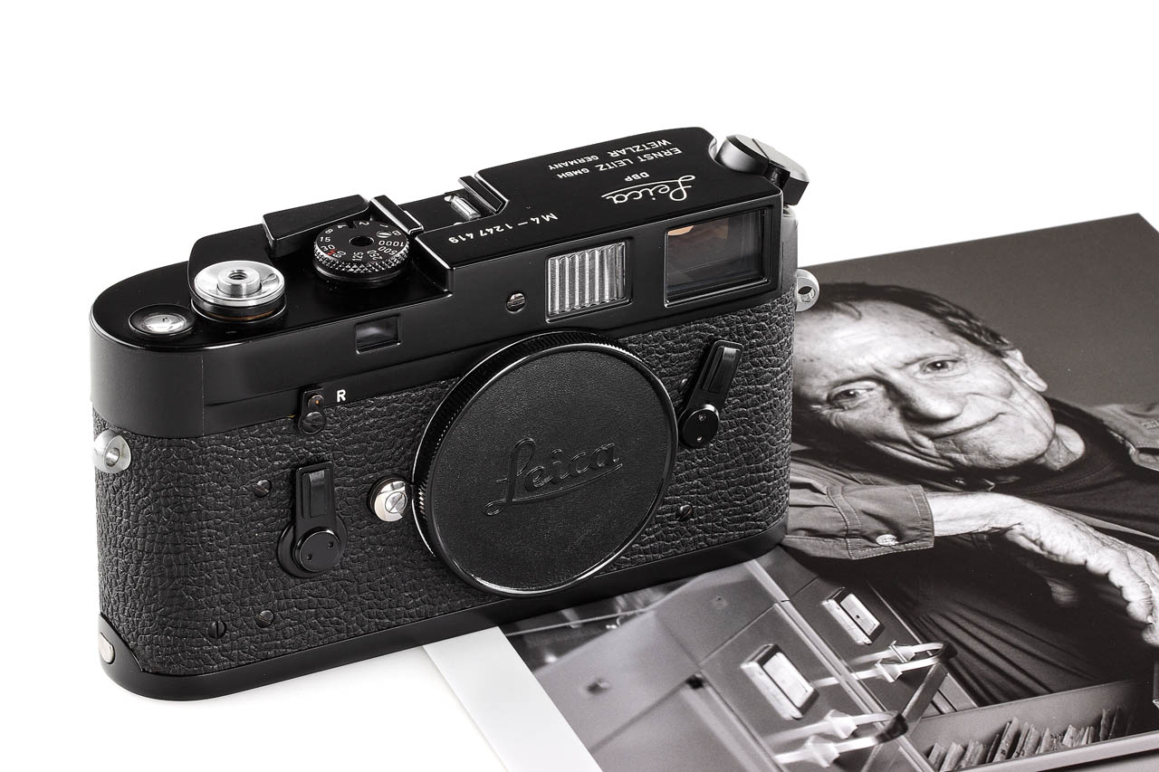 Leica M4 black paint 'Baron Wolman' *