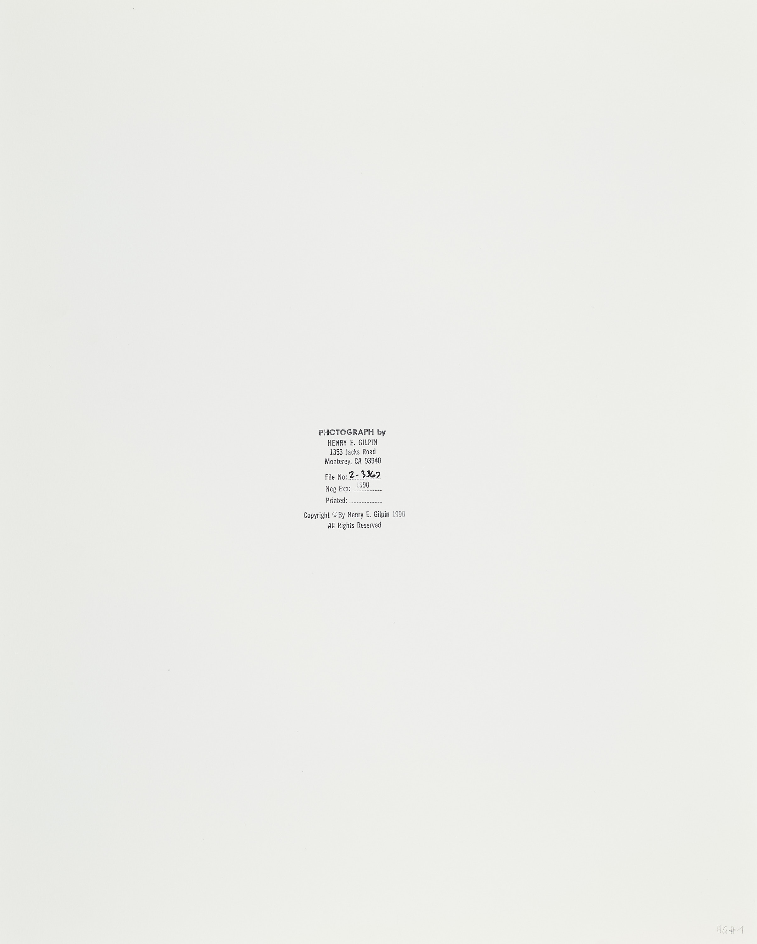 HENRY E. GILPIN (1922-2011) - Boat Sign, Monterey 1990