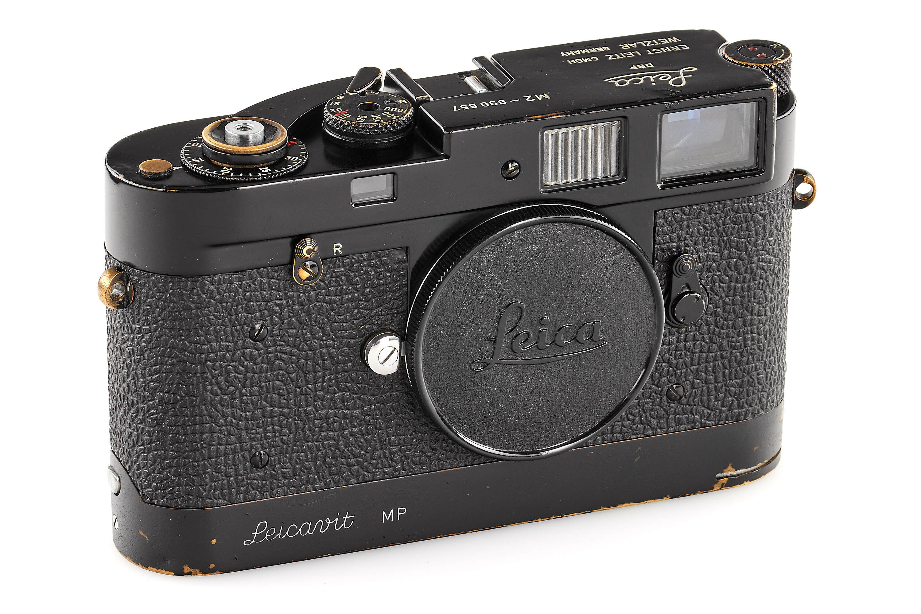 Leica M2 black paint with Leicavit MP