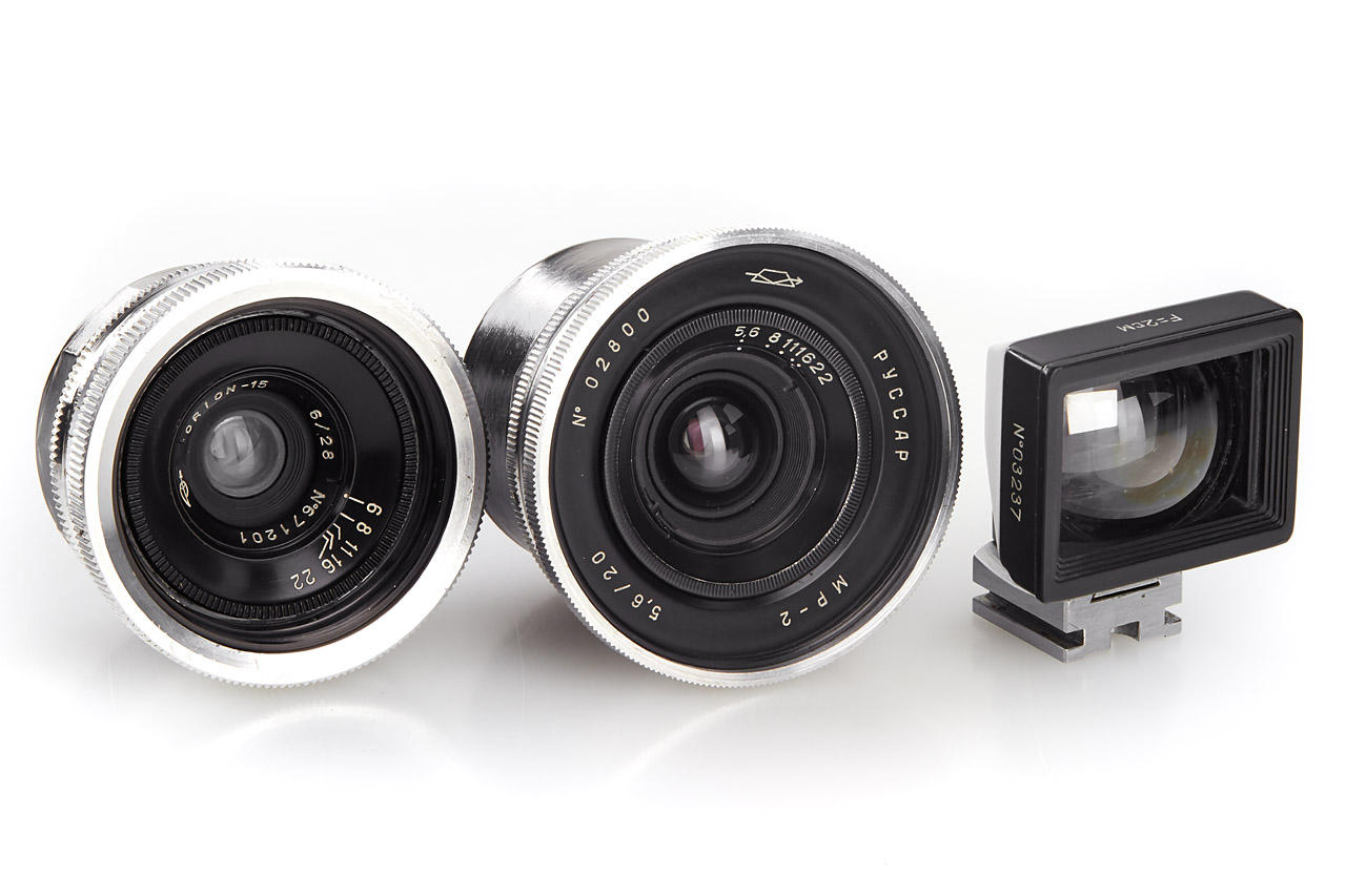 Russar MP-2 5.6/20mm + Orion-15 6/28mm