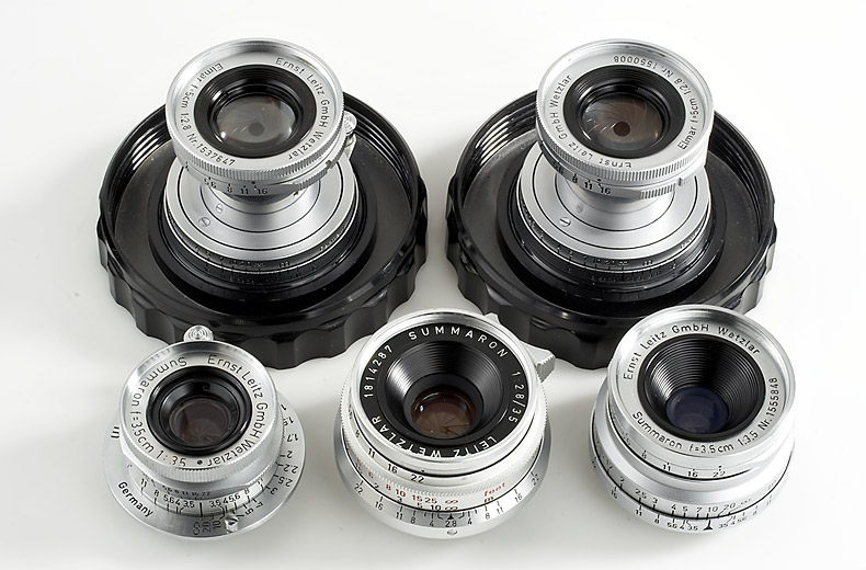 Leica  Screw Mount Lenses (various)