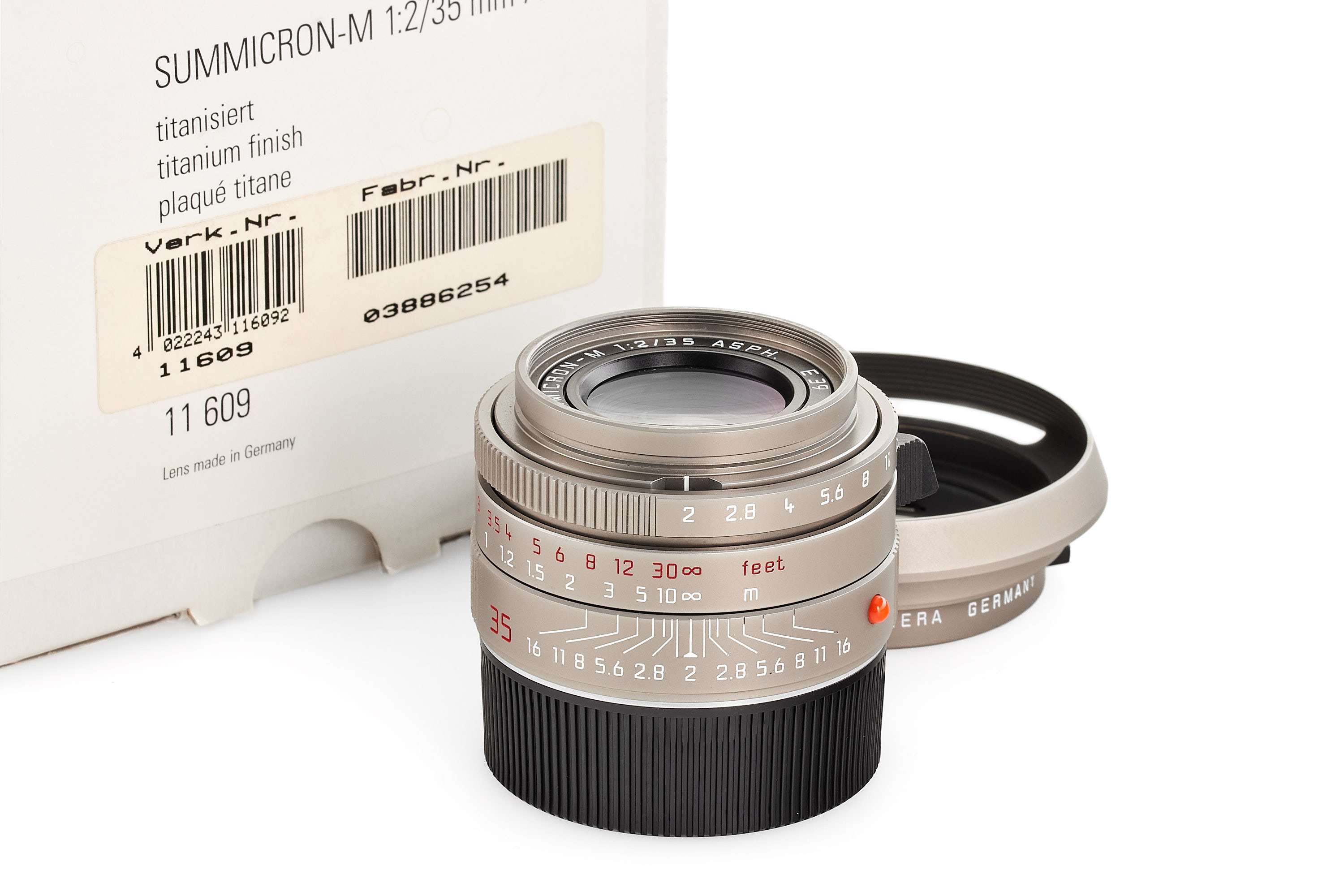 Summicron-M 2/35mm Asph. Titanium 11609 * Summicron-M 2/35mm Asph. Titanium 11609 *