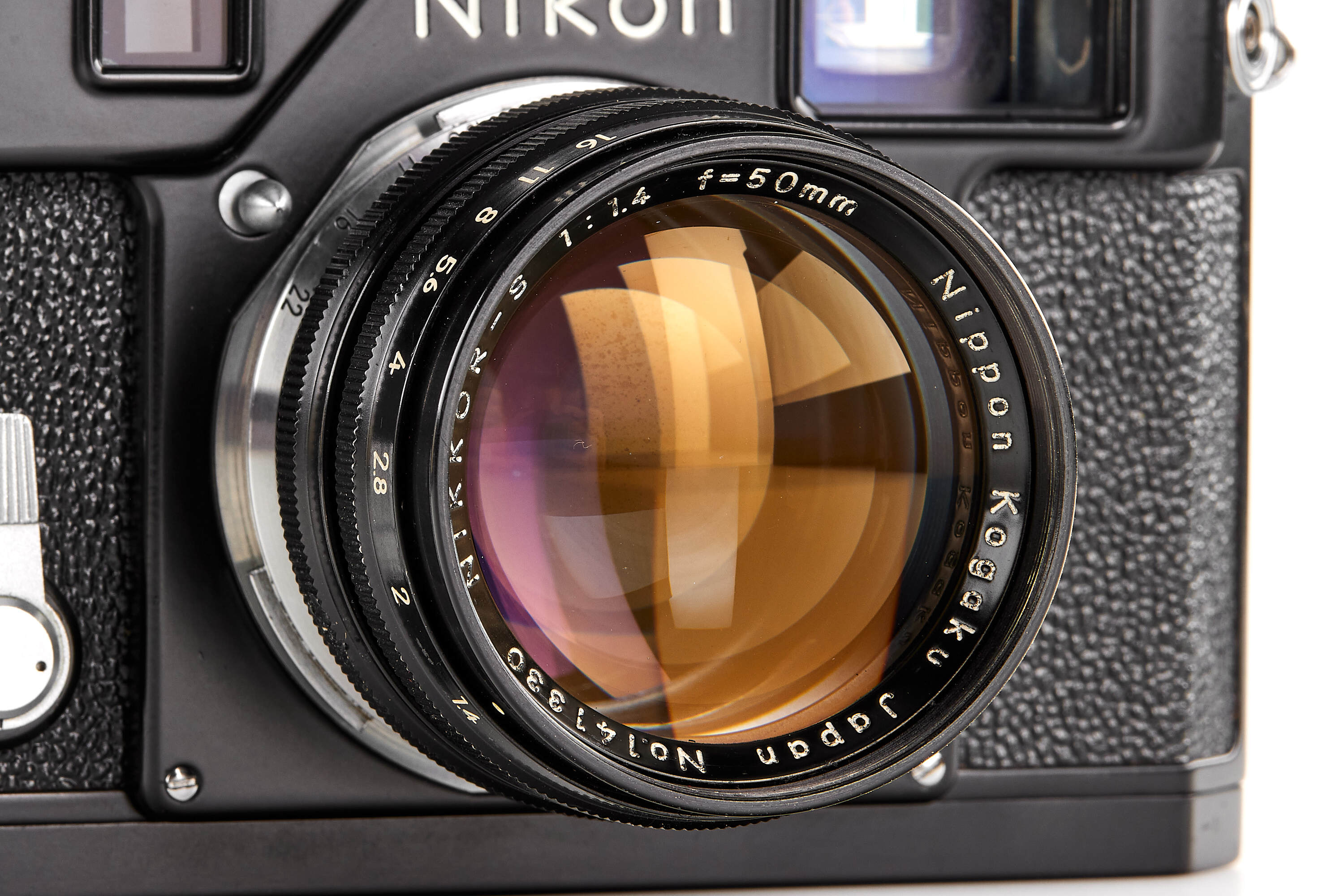 Nikon S3 black paint 'Olympic' outfit with 1.4/50mm *