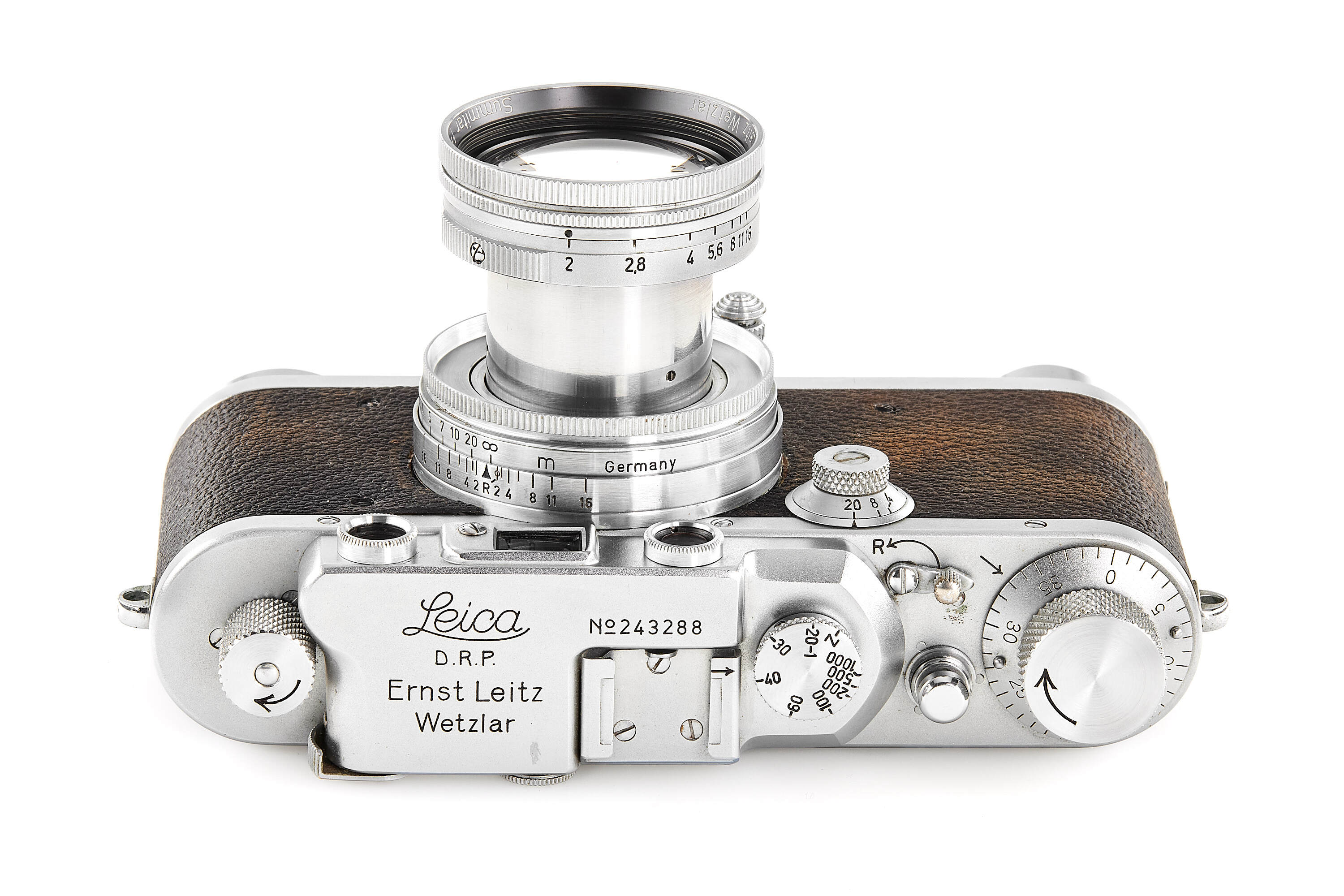 Leica IIIa chrome with SCNOO rapid winder *