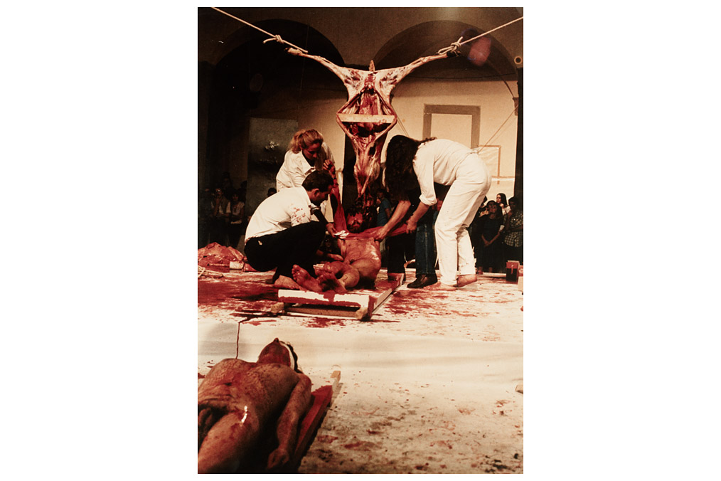 68. Aktion, Hermann Nitsch (* 1938), Anna Blau