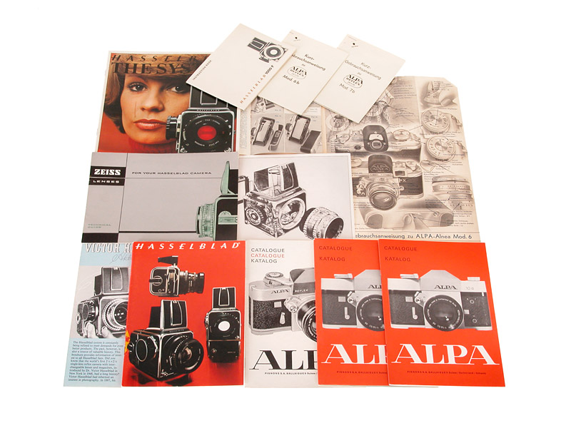 Alpa + Hasselblad Literature