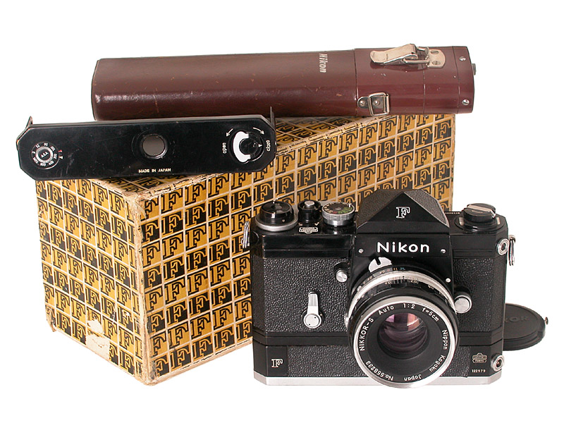 Nikon  F black + F-36 motor-drive