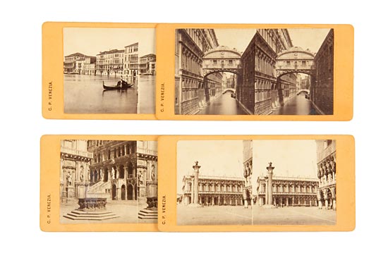 85 Stereographs of Venice - 50 by Carlo Ponti