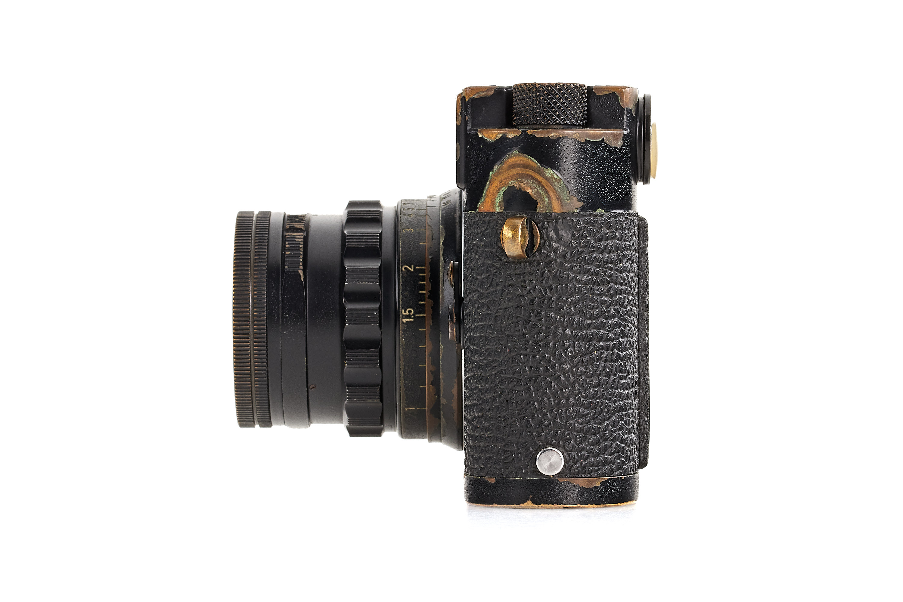 Leica M3 black paint with Summicron 2/50mm black paint / brass mount