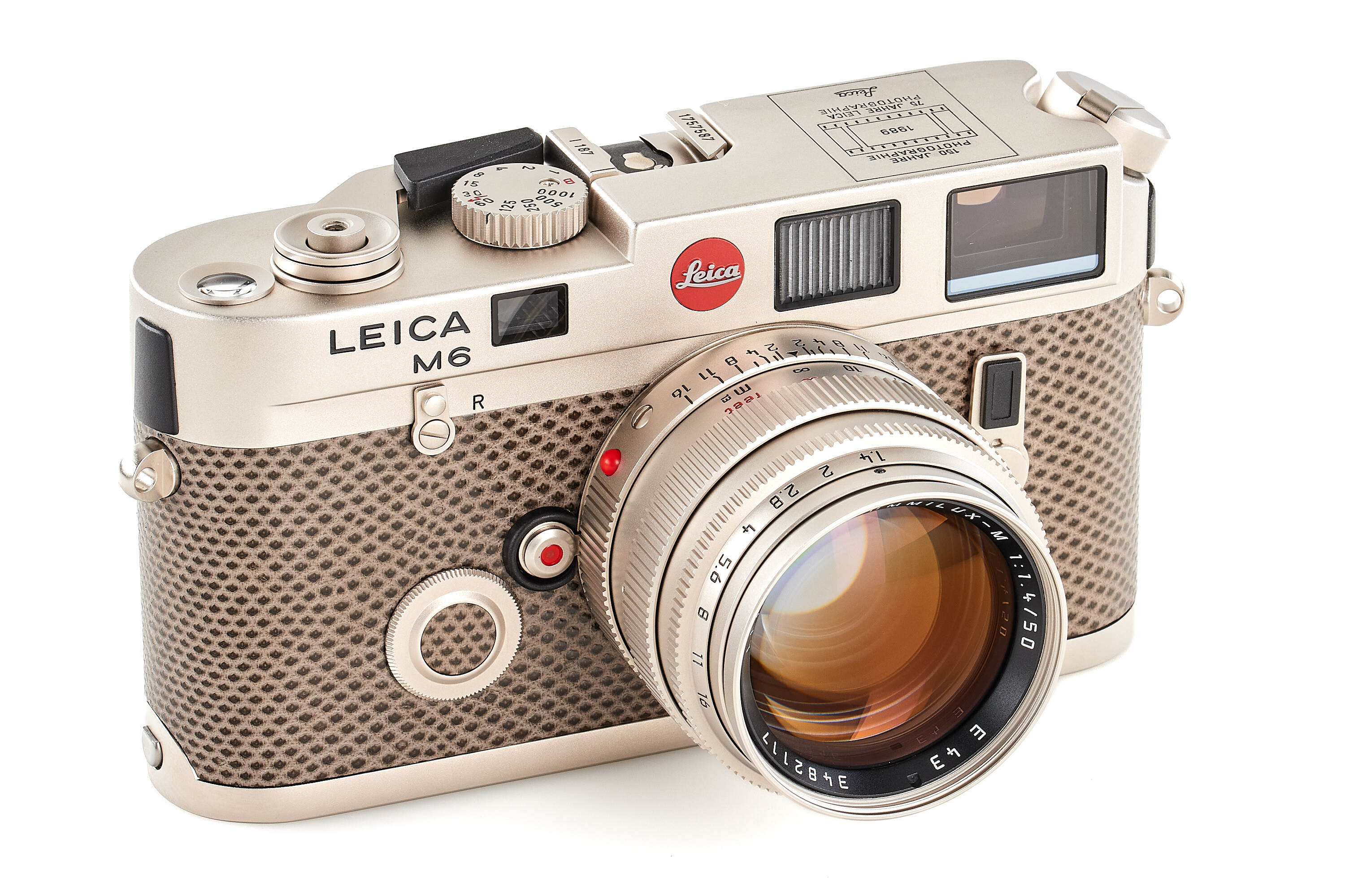 Leica M6 Platin '150 Years' set 10450 *