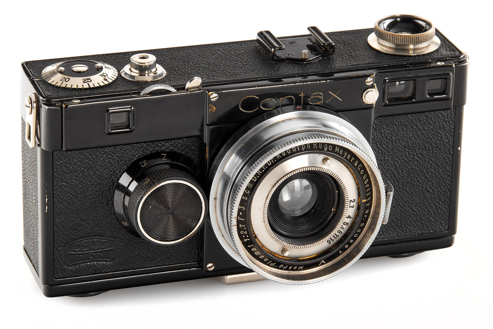 Hugo Meyer f. Contax Makro Plasmat 2.7/3.5cm prototype * Hugo Meyer f. Contax Makro Plasmat 2.7/3.5cm prototype *