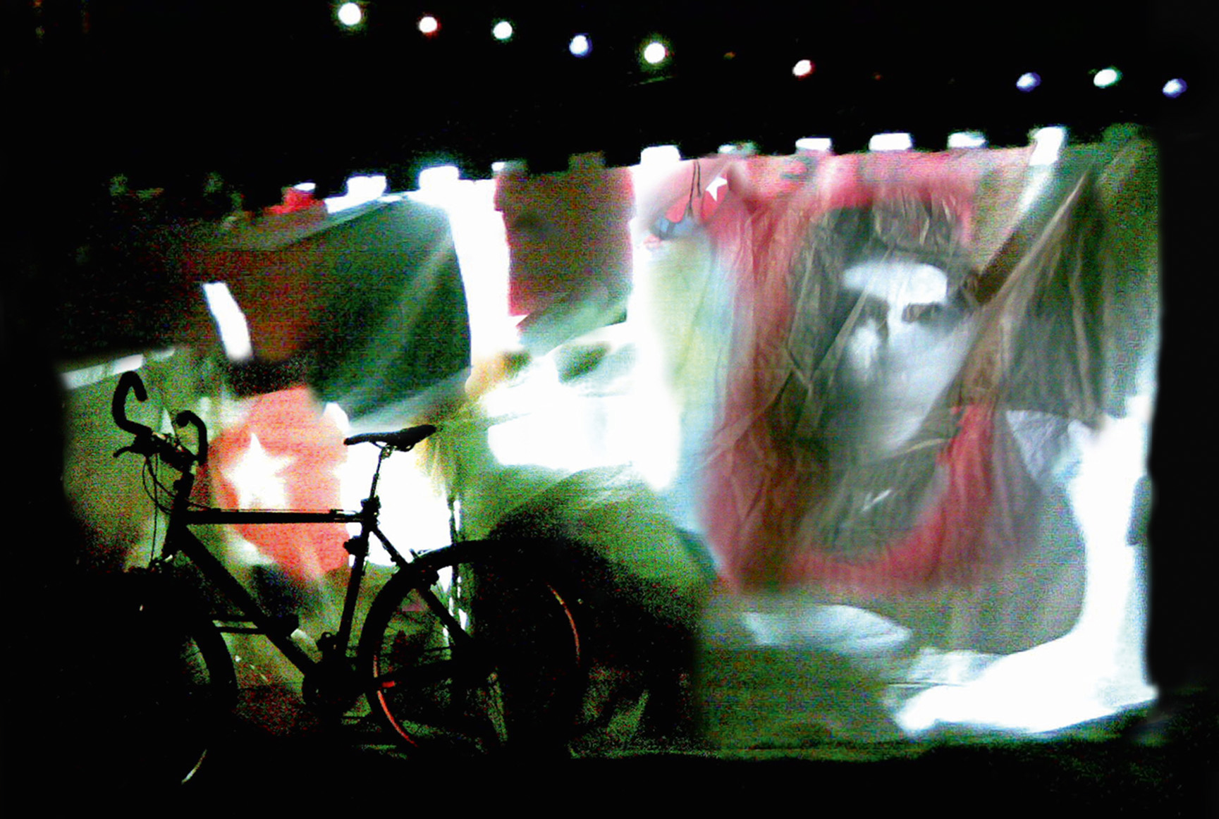 Volksstimmefest' (from the series 'Kunst-Stadt-Nacht'), Kitty Kino (* 1948)