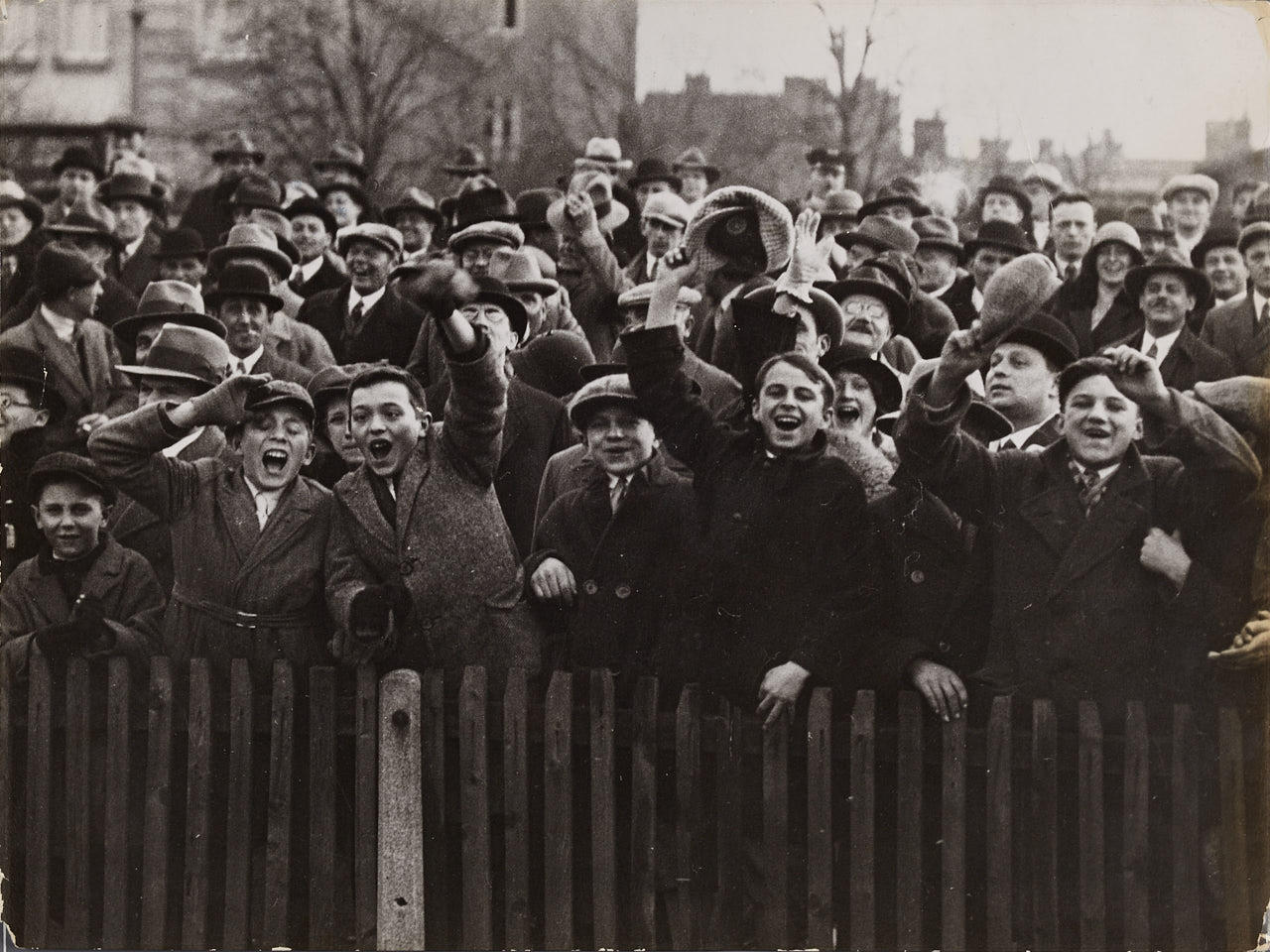 LOTHAR RÜBELT (1901–1990) Spectators at a soccer game, Vienna c. 1932