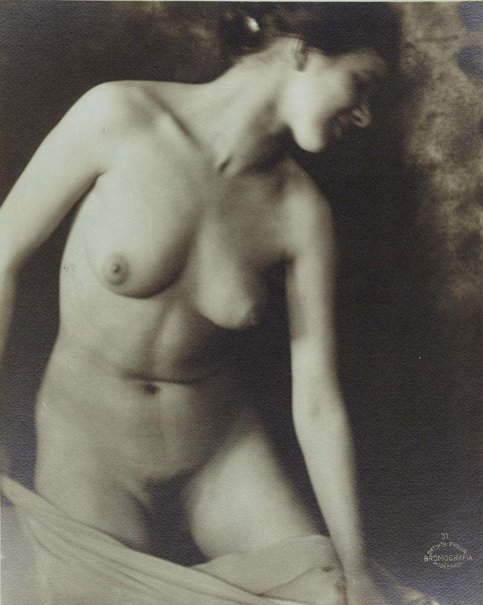 FRANTISEK DRTIKOL (1883–1961) Nude with veil, 1923