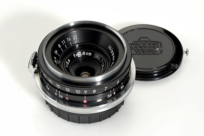 Nippon-Kogaku Japan  W-Nikkor.C 3.5/2.8cm Nippon-Kogaku Japan  W-Nikkor.C 3.5/2.8cm