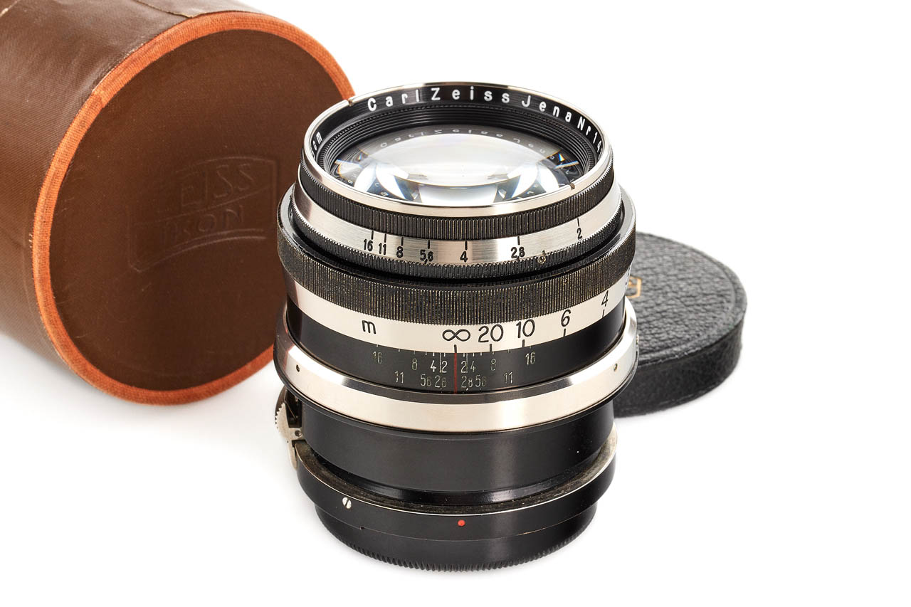 Carl Zeiss Jena f. Contax Sonnar 2/8.5cm black/nickel