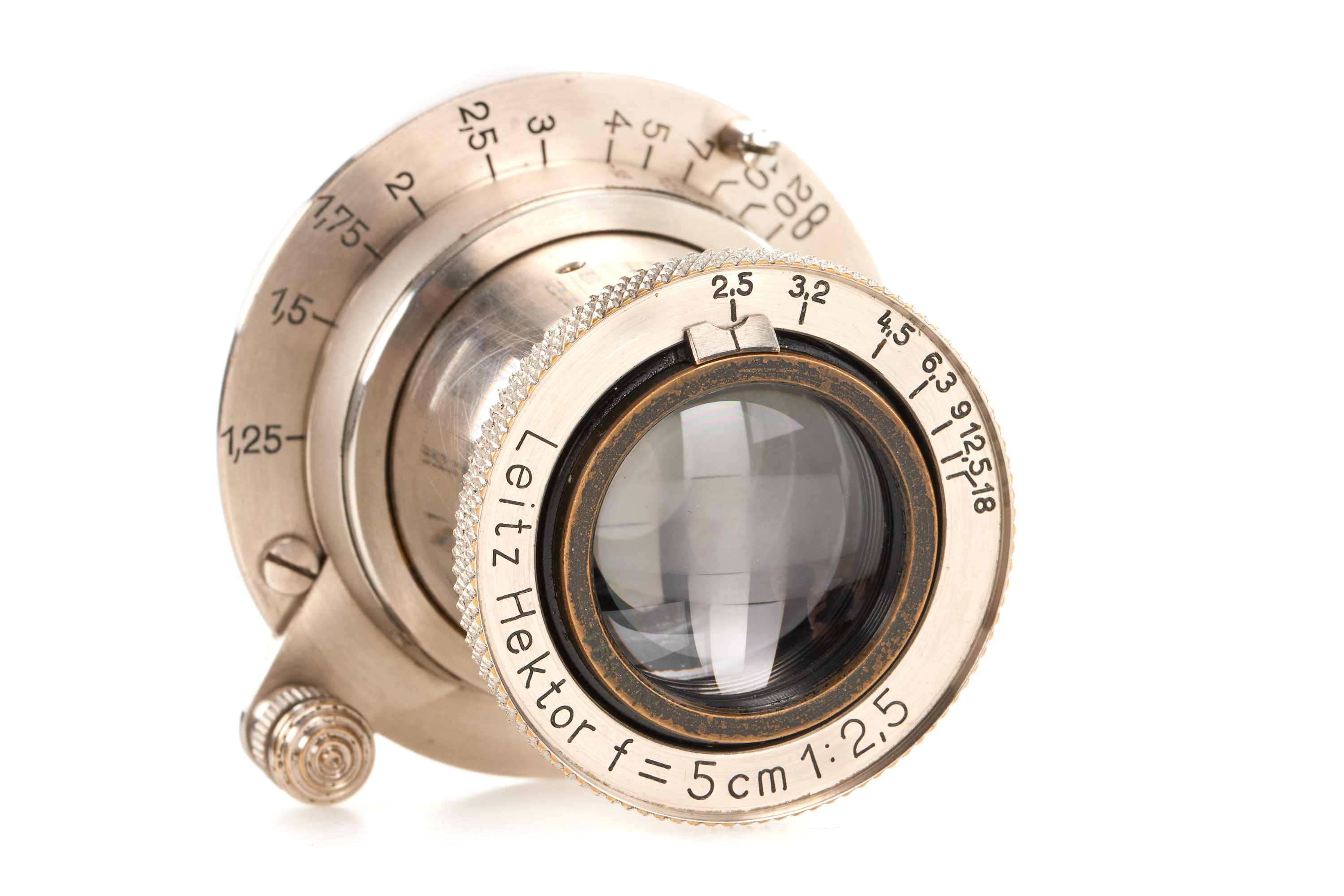 Hektor 2.5/5cm nickel