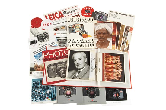 Leitz Literature and Photographs (various)