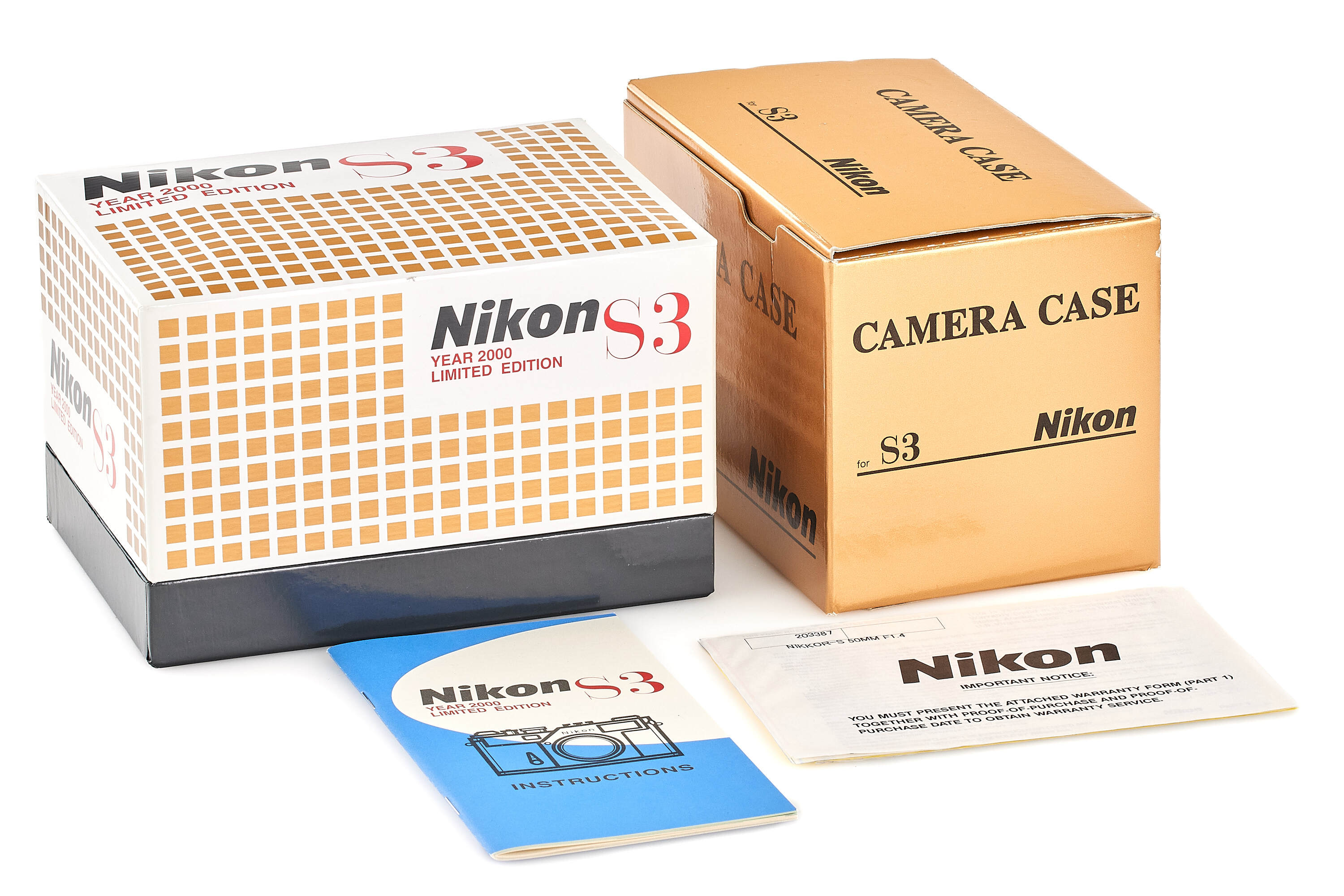 Nikon S3 Year 2000 Limited Edition chrome *
