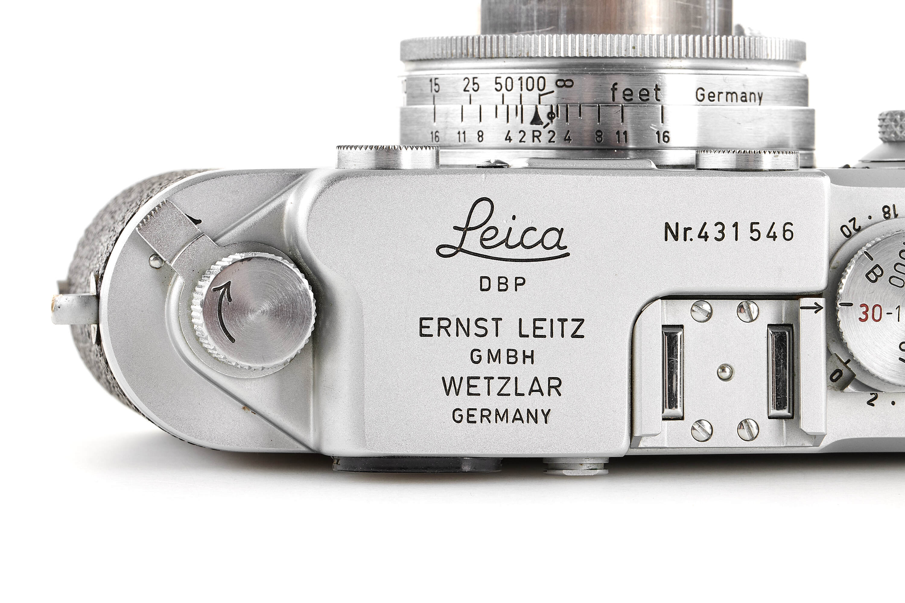 Leica IIIc/IIIf sync. 'Leitz-Eigentum' *