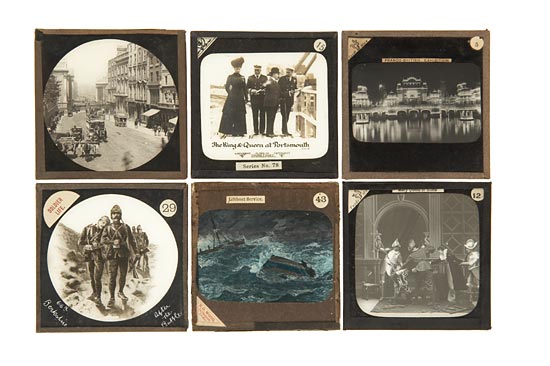 Approx. 300 Photographic Lantern Slides