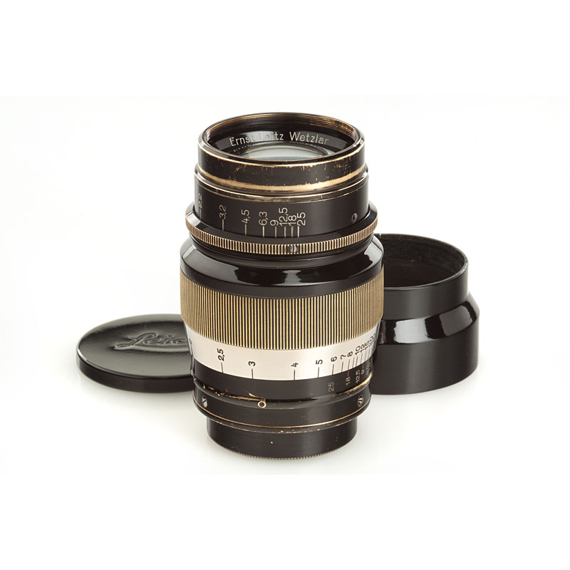 Hektor 1.9/7.3cm black/nickel