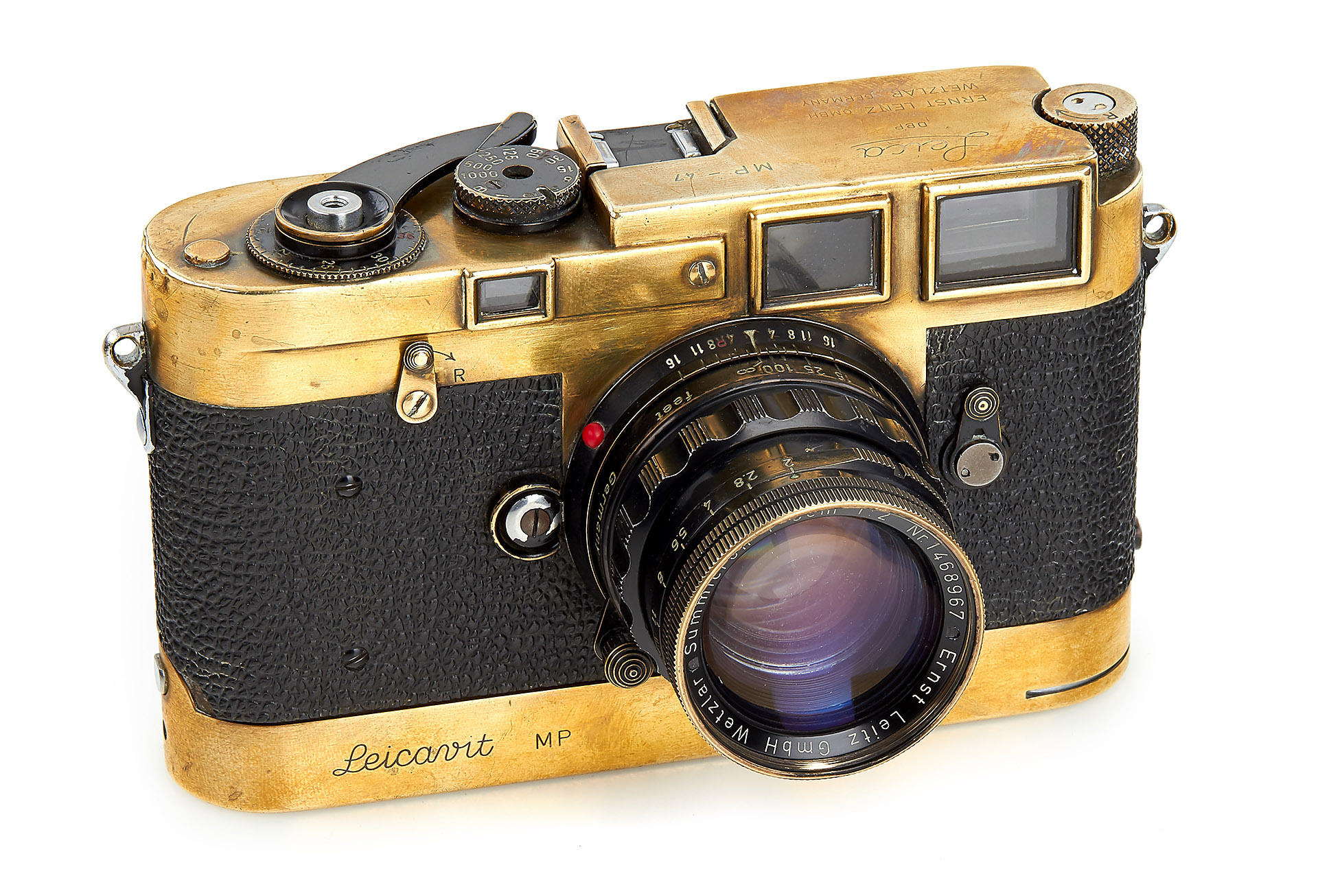 Leica MP black paint 'Gérard Bois'