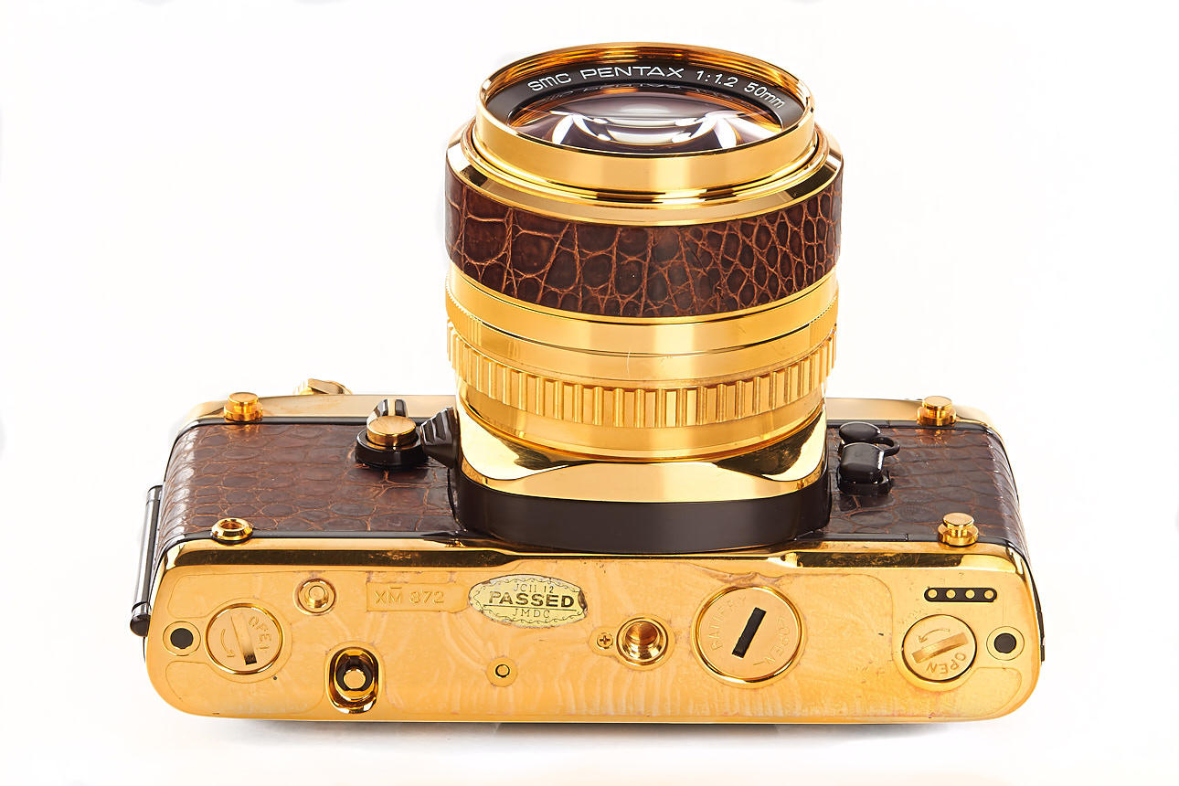 The Story of the Rare $10,000 Golden Pentax LX Camera