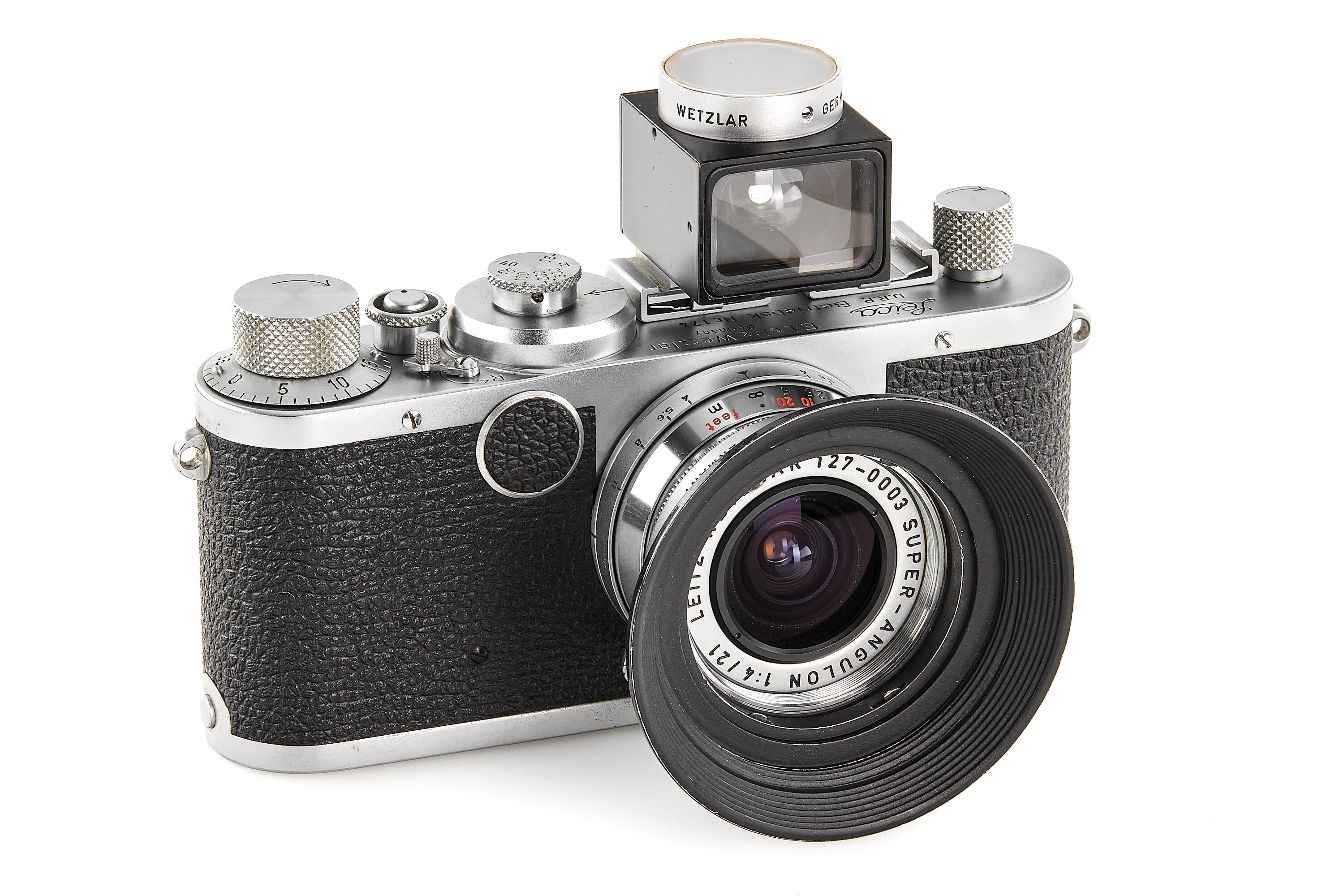 Leica Ic Betriebskamera with prototype Super-Angulon 4/21mm *