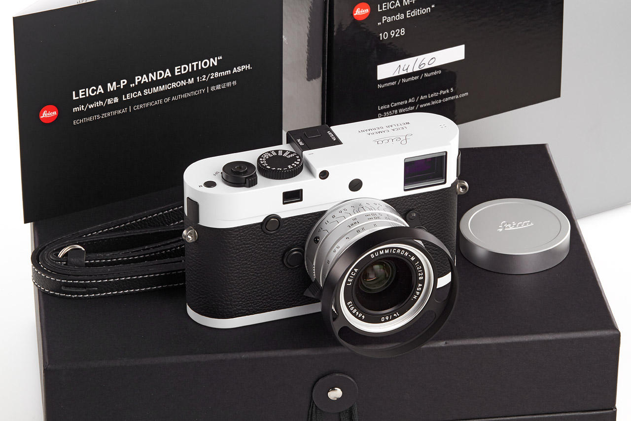 Leica M-P Panda Edition + 2/28mm ASPH silver *