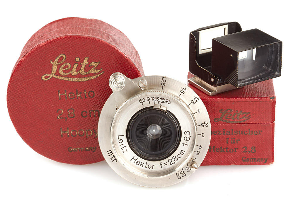 Hektor 6.3/2.8cm nickel set