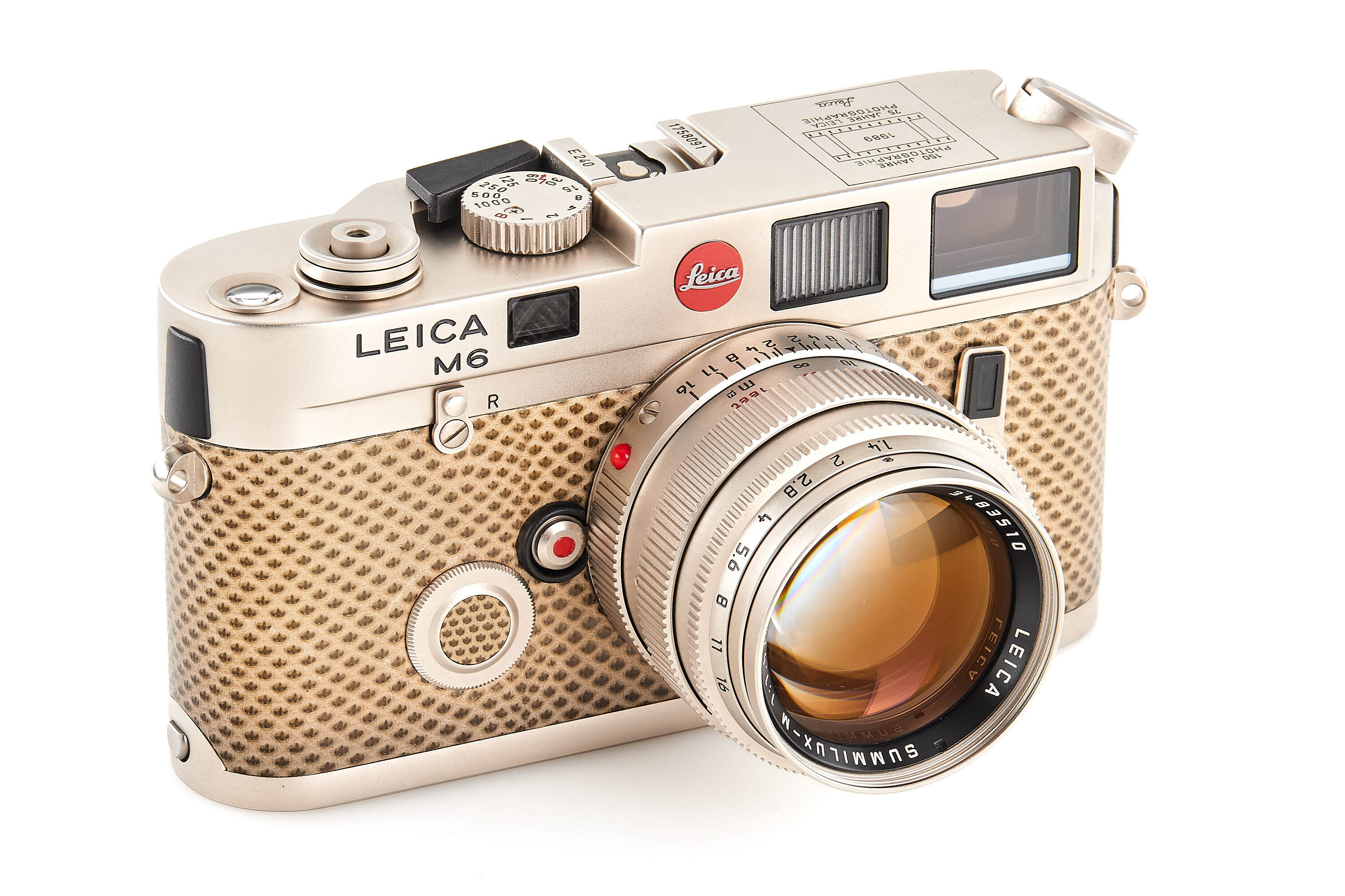 Leica M6 Platin '150 Years' set 10450 *