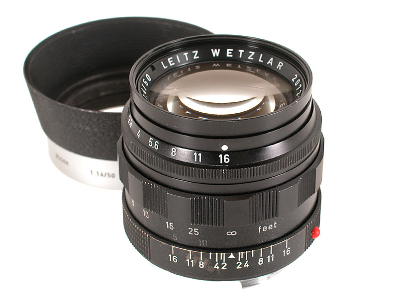 Summilux  1.4/50mm  black paint