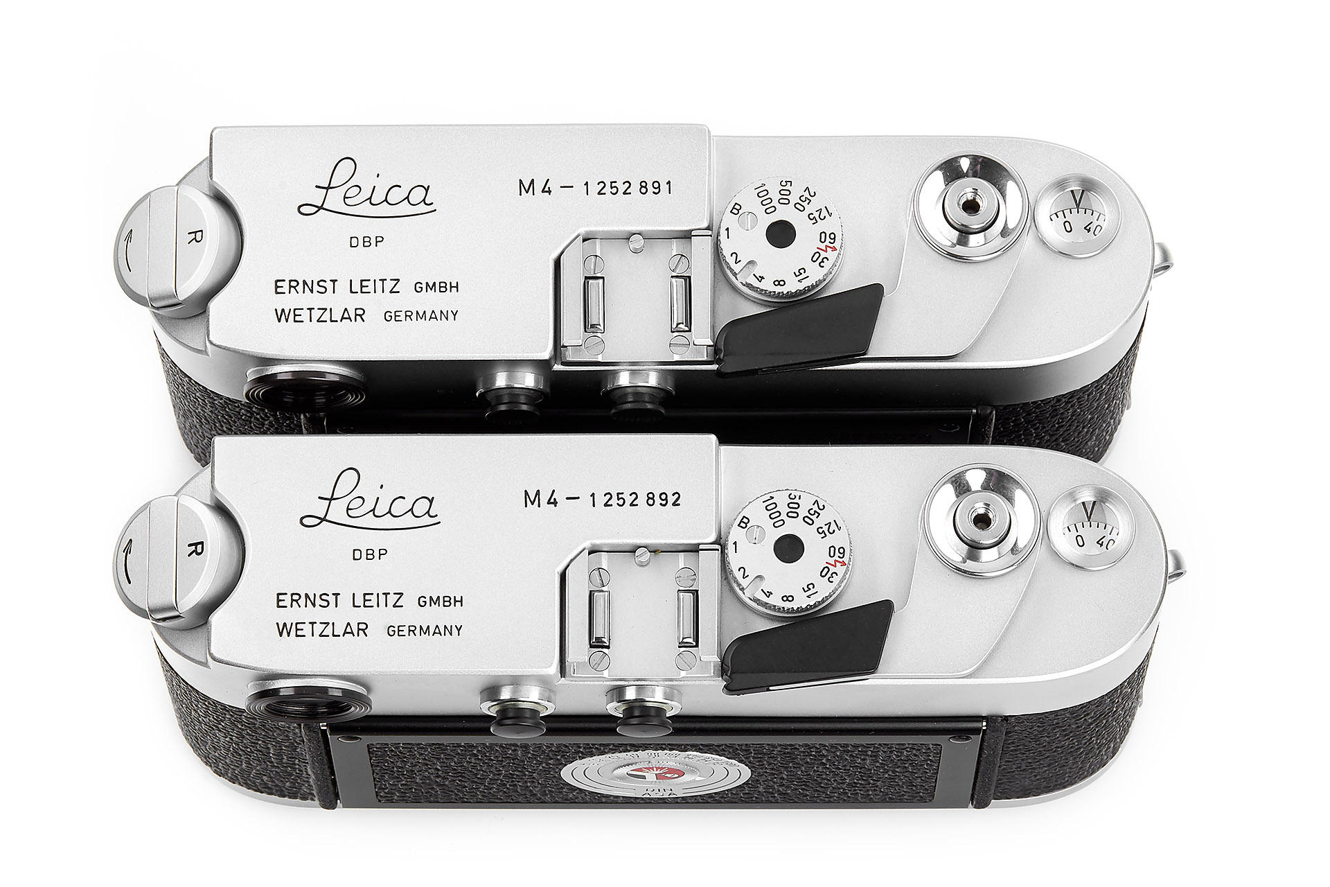 Leica M4 chrome (consecutive numbers)